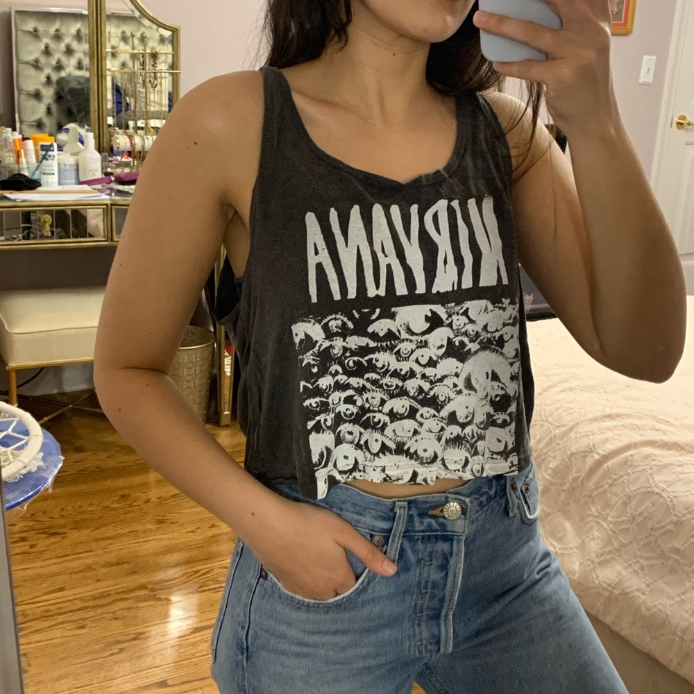 Brandy Melville Nirvana Crop Top